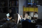 Lesen mit Taschenlampe