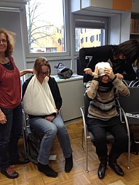 Anlegen eines Armverbandes